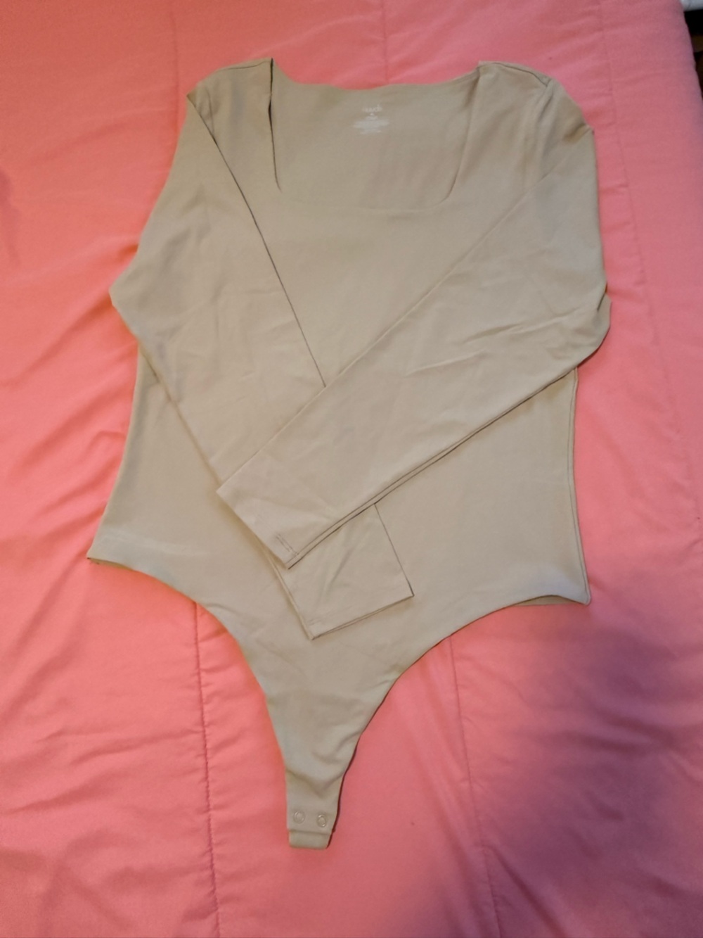 Nuuds Long Sleeve Square Neck Bodysuit